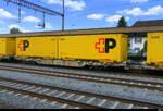 AAEC - Lgnss 43 68 4466 056-9 mit zwei Postcontainer der Schweizer Post unterwegs in Rupperswil am 23.07.2026