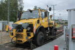 BTK Unimog 1600 (97 59 01 561 60-8) am 01.07.2023 beim Tag der offenen Tr bei Alstom in Kassel.