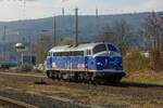 MY1149 Altmark-Rail 227 008 Weihnachts-Nohab in Wuppertal, Februar 2024.