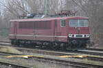 250 137-7(155 137-3)vom Bahnbetrieb Gera GmbH stand am 18.01.2026 in Rostock-Bramow 