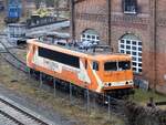 Bahnbetrieb Gera BBG, 9180 6155 111-8 D-GERA beim pausieren am heimischen BW am 8.2.2026