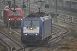 D-BRLL 185 600-4 rangierte am 11.02.2026 im Lübecker Hgbf (ALR).