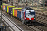 D-NRAIL 248 083-8 stand am 27.03.2026 mit ihrem Leeren Zug im Lübecker Hgbf (ALR) und wartete auf die Abfahrt.