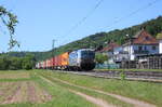 boxXpress.de 193 538 mit einem Container-KLV Richtung Bebra, am 26.05.2026 in Ludwigsau-Friedlos.