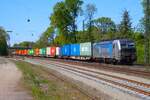 Railpool/BoxXpress Siemens Vectron 6193 117-8 mit Containerzug in Kahl am Main am 24.04.26 