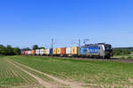 193 136-9 (Railpool / boxXpress) mit einem Containerzug in Elze, 28.