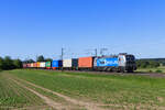 193 813-3 (Railpool / boxXpress) mit einem Containerzug in Elze, 28. Mai 2026