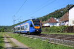 Cantus 427 054 (94 80 0427 145-8 D-CAN) als RE 24266 von Bad Hersfeld ohne Unterwegshalt nach Bebra, am 26.05.2026 in Ludwigsau-Friedlos.