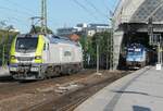 2159 104 begegnet in Dresden Hauptbahnhof einen EC Richtung Prag im Juni 2025