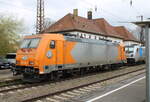 ITL 185 606-1 (91 80 6185 606-1 D-ATLU) am 10.04.2026 in Großkorbetha.