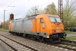 Am 10.04.2026 wartete die ITL 185 606-1 in Gro�korbetha auf neue Aufgaben.
