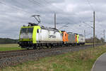Am 29.03.26 schleppte 185 550 ihre Schwestern 185 606 und 185 517 durch Wittenberg-Labetz Richtung Dessau.