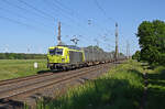 248 053 von ITL schleppte am 25.05.26 den smartrail-KV durch Wittenberg-Labetz Richtung Dessau.