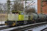 RBB 1123 zieht am 20 Februar 2026 ein Kesselzug durch Hamburg-Harburg.