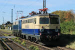 Die Centralbahn 110 278 bei der �berf�hrung der 1042 520 nach erfolgter HU zur�ck nach K�ln. Das Bild entstand am 25.09.2023 im Haltepunkt Hergershausen an der Strecke zwischen Aschaffenburg und Darmstadt.