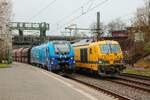 VPS 159 265-8 & DB 249 051 Bahnbau Gruppe in Hamburg Harburg, April 2026.
