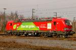 DB 193 300  Das ist gr�n.  in Emmerich, Februar 2018.