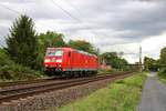 DB Cargo 185 187-2 am 15.08.19 in Maintal Ost 