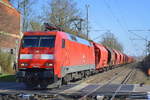 DB Cargo AG [D] mit  152 154-1  [NVR-Nummer: 91 80 6152 154-1 D-DB] und Kalizug am 25.03.20 Bf.