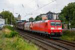 DB 185 073-4 & DB 185 077  Stahl auf Stahl  in Wuppertal, August 2022.