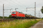 DB 193 313 mit Kesselzug in Dedensen Gümmer, Juli 2024.