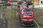 D-DB 249 081-1 rangierte am 27.03.2026 mit ihren Wagen im Lübecker Hgbf (ALR).