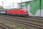 typischer DB-Cargo-G�terzug mit der noch seltenen zu sehenden 193 393 am Hp. Dresden Freiberger Stra�e im Mai 2026