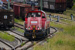 D-DB 261 074-9 rangierte am 09.06.2026 im L�becker Hgbf (ALR).