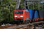 D-DB 189 062-3 zog am 23.07.2026 ihren Containerzug durch den Bahnhof B�chen (ABCH).