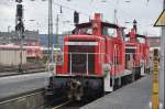 MÜNSTER, 19.01.2011, 363 191-8 und 363 224-7 in Münster(Westf) Hbf