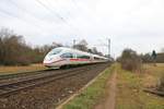 DB Fernverkehr ICE3 (403 xxx) am 02.03.19 bei Hanau West 