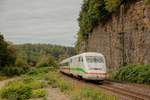 DB ICE 402  Deutschlands schnellster Klimasch�tzer  in Ennepetal, Juli 2020.