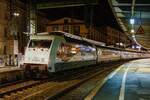DB 101 003-2  Design&Bahn  M�rklin mit IC2307 in Wuppertal Hbf, Oktober 2021.