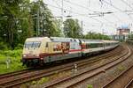 DB 101 110-5  50 Jahre Intercity  mit IC119 in Wuppertal, Mai 2023.