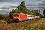 DB 101 113-9 mit IC in Bornheim, September 2019.