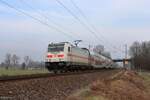 146 563-2 (DB) mit einem InterCity in Hamm Selmig, 9.