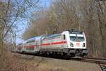 147 578-9 (DB) mit dem IC 2201 in Richtung Köln Hbf in Marl-Sinsen, 16.