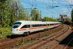 DB ICE T 411 032-6  Wittenberge  in Wuppertal, April 2025.