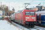 DB 101 009-9 & DB 146 560 mit IC2 in Wuppertal, Januar 2026.