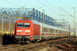 DB 101 138-6 am BÜ km 10,832 Lintorfer Landweg in Duisburg 4.2.2026