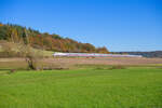 ICE 786 (München Hbf - Hamburg-Altona) bei Oberdachstetten, 24.10.2021