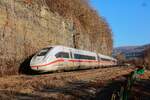 DB ICE4 in Ennepetal, Januar 2026.