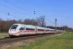 412 072-7  Tz 9472  als ICE 611 Richtung München Hbf, auf Grund einer Oberleitungsstörung zwischen Münster und Dortmund, hier umgeleitet in Hamm Pelkum, 18. März 2026