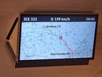Unterwegs in einem ICE 3 Neo (Tz 8002), welcher Anfang September 2026 als ICE 222 nach Amsterdam unterwegs war.