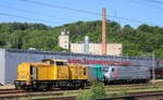 DB Netz Instandhaltung 203 306-6 am 26.05.2026 in der Uwe Adam Serviceeinrichtung in Eisenach.