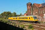 DB 721 101 & DB 182 535 schiebt DB Netz Instandhaltung in Wuppertal, August 2026.