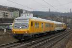 Gleismesszug mit DB 218 477-8  in Wuppertal, Januar 2016.