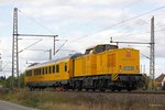DB 203 312-4 mit Fahrwegmesszug Netz Instandhaltung in Dedensen G�mmer, Oktober 2016.