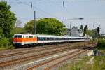 DB 111 111  Sally   Miete oder kaufe mich.  mit Sonderzug in Wuppertal, Mai 2022.