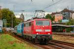 DB 111 137-6 & TCS 101 133-7 mit RE13 Ersatzzug  Maas-Wupper-Express  in Wuppertal, Juli 2025.